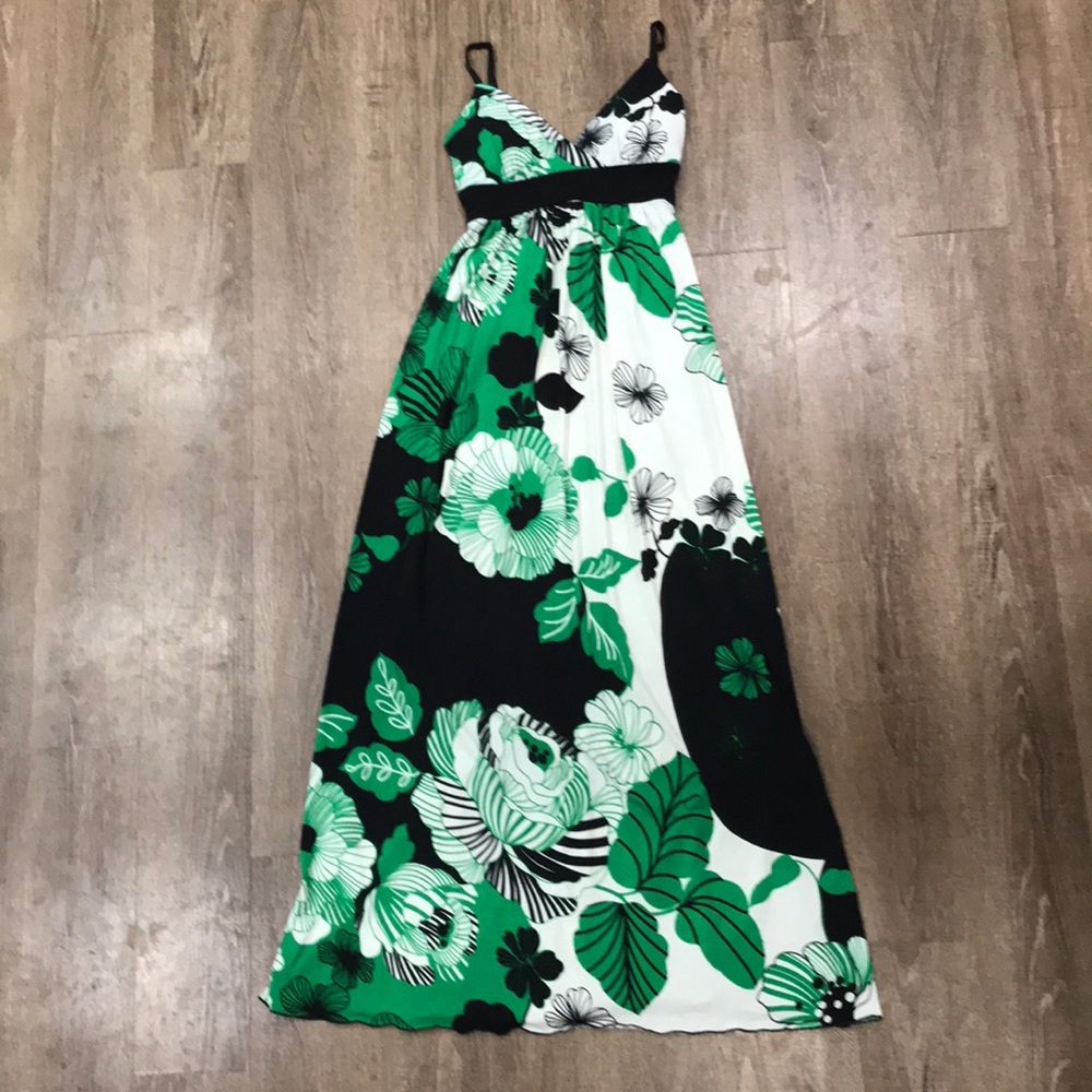 Spaghetti strap long dress
